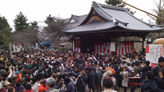 道明寺天満宮うそかえ祭