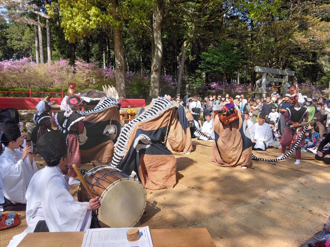 伊奈冨神社 獅子神楽